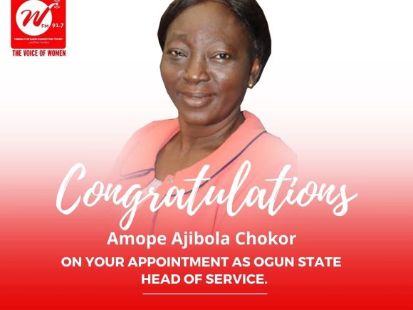 Congratulations Amope Chokor on your appointment