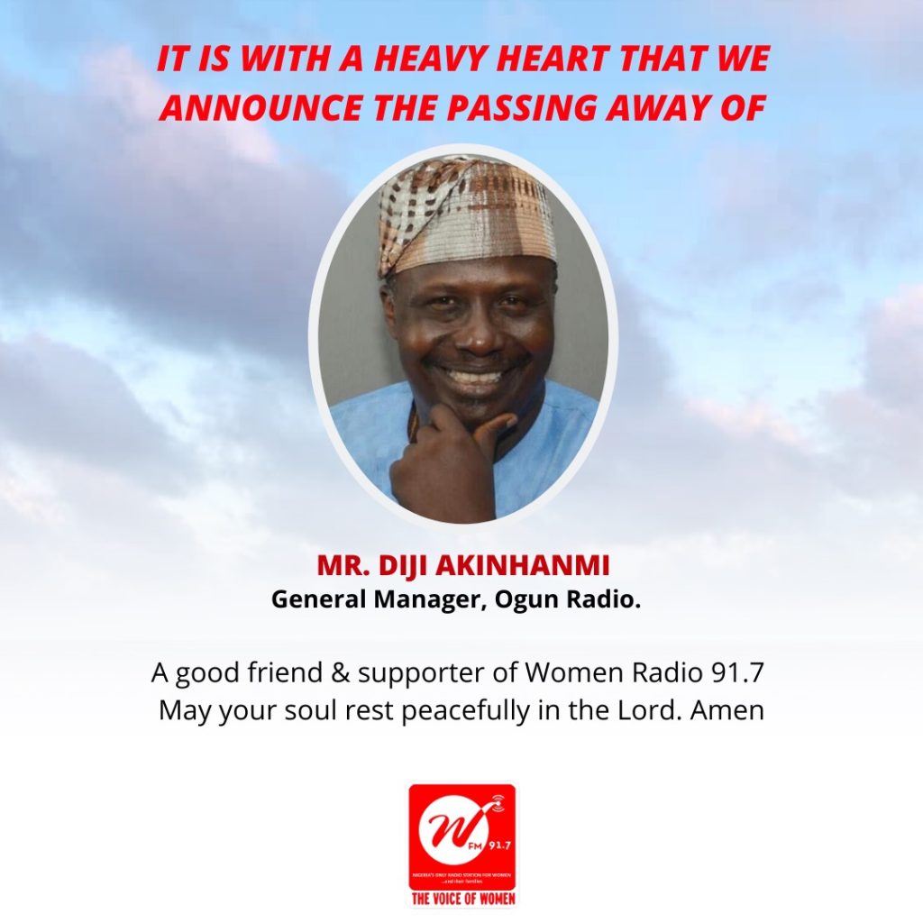 WE LOST DIJI AKINHANMI