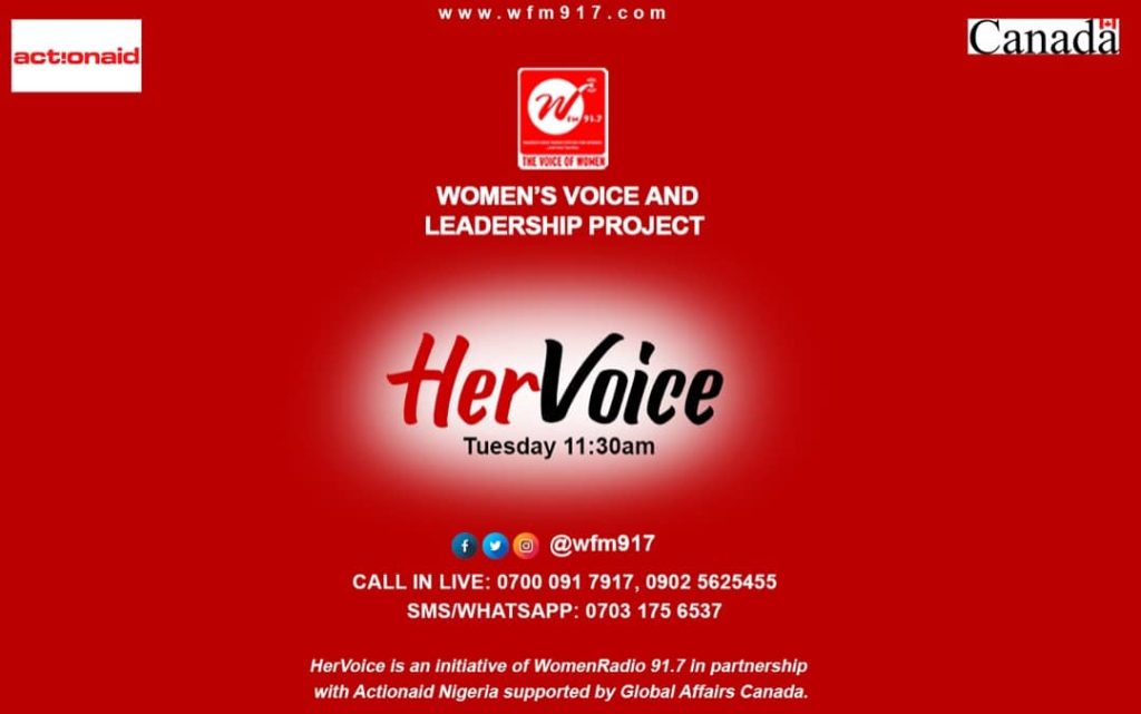 “HerVoice” condemns all forms of violence and discrimination against women.