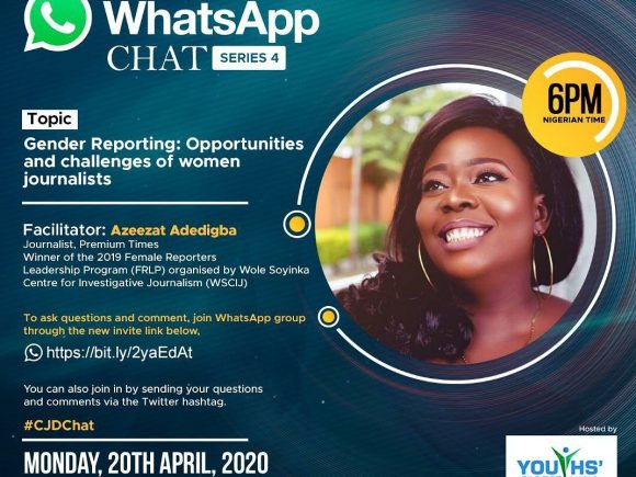 WhatsApp chat Series 4: Gender Reporting Opportunities and Challenges of Women Journalists