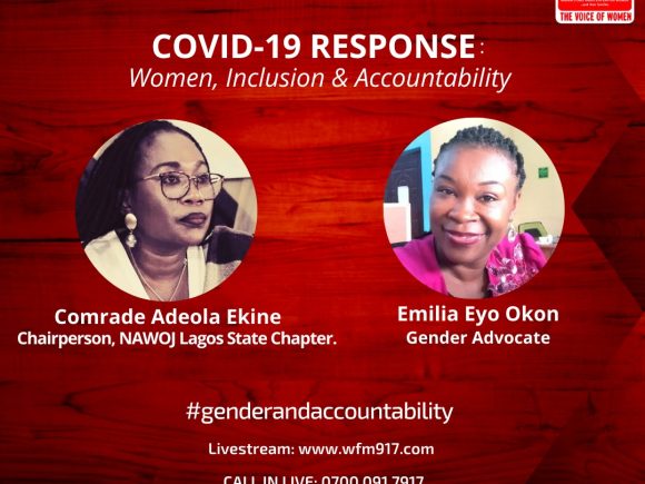 TheWomanAgenda : “Covid-19 response: Women’s Inclusion & Accountability”