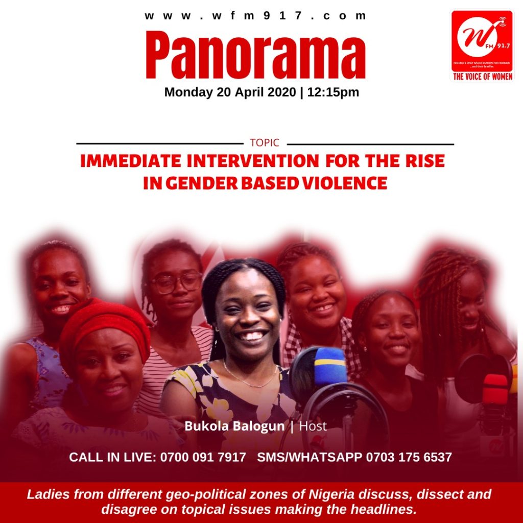 Panorama Monday: “Immediate Intervention for the Rise in Gender Based Violence