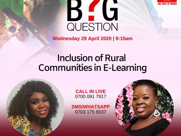 The Big Question: Inclusion of Rural Communities in E-Learning