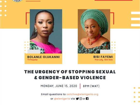 Bisi Fayemi, Zainab Bagudu, Folake Abdulrazaq & other First Ladies join Bolanle Olukanni on the Gender Justice series presented by EIE Nigeria and WARDC in partnership with Women Radio 91.7FM