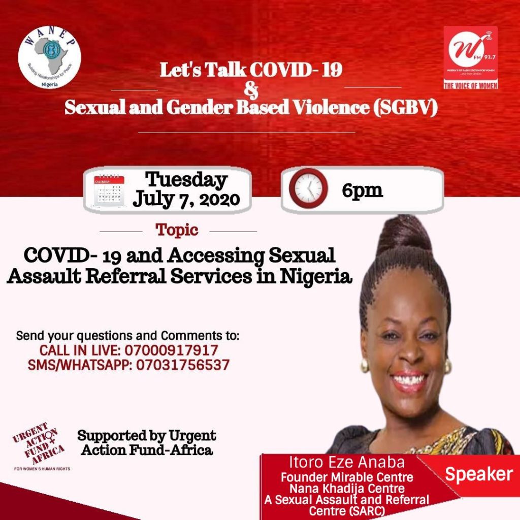 Let’s talk COVID-19 and Sexual and Gender Based Violence (SGBV)