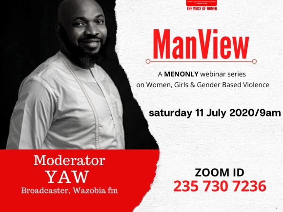 ManView: A Men Only Webinar Series on Women, Girls & Gender Based Violence