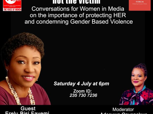 Media Women Forum & Women Radio 91.7 – Blame the Perpetrators not the victim