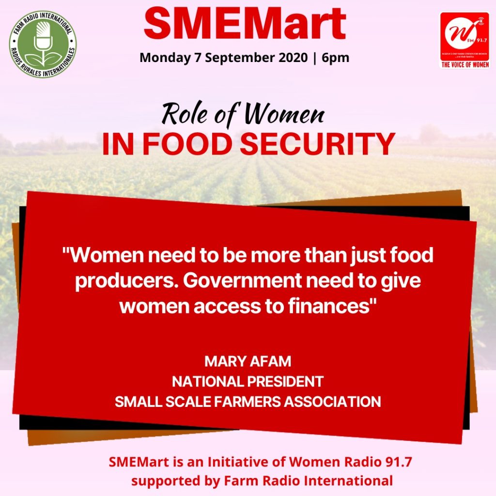 The Key to food security is empowering women