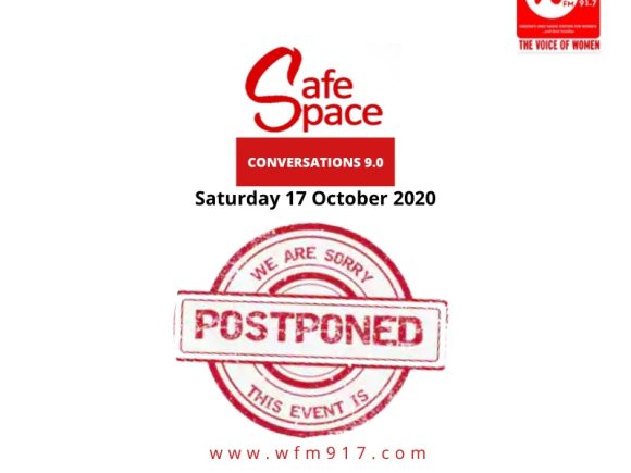 Safe Space Conversations 9.0 Postponed