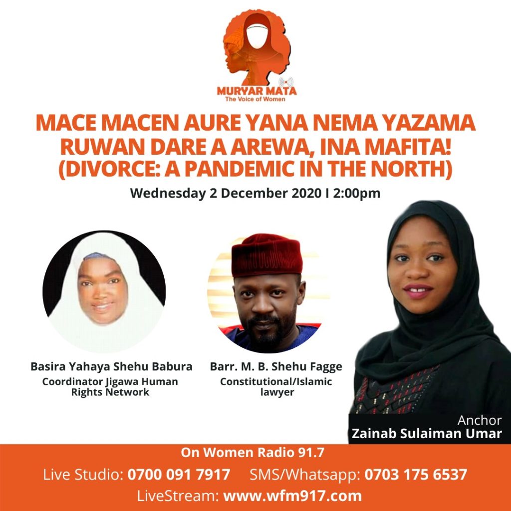 MACEN MACEN AURE YANA NEMA YAZAMA RUWAN DARE A AREWA, INA MAFIRA! (DIVORCE: A PANDEMIC IN THE NORTH)