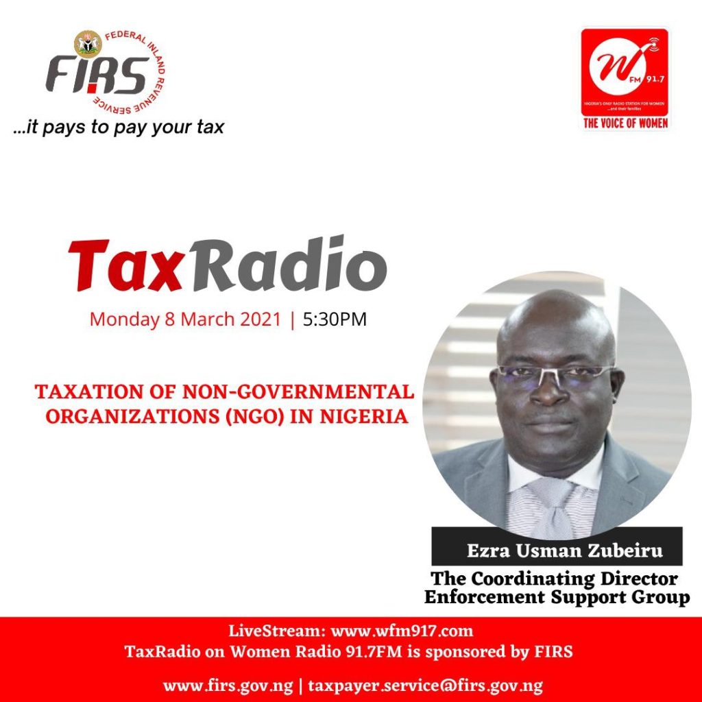 Tax Radio: Taxation of Non-Governmental Organizations in Nigeria