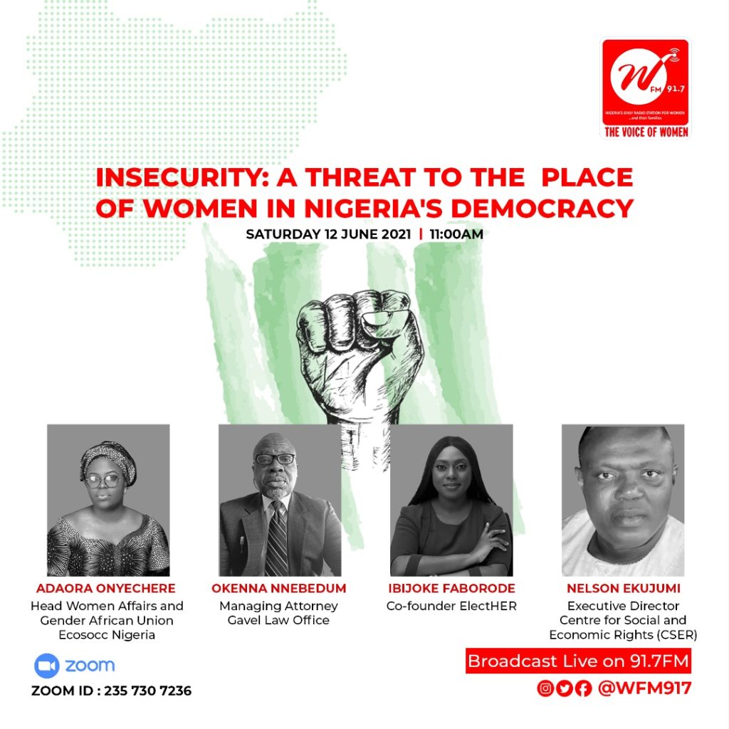 Insecurity: A Threat to the place of women in Nigeria’s Democracy