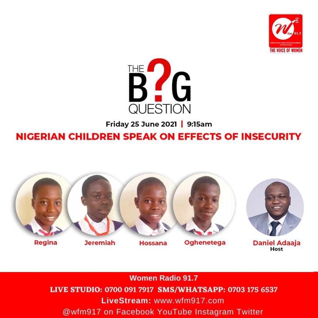 The Big Question: Nigeria Children Speak on the Effects of Insecurity