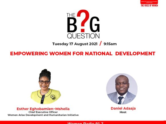 The Big Question: Empowering Women for National Development