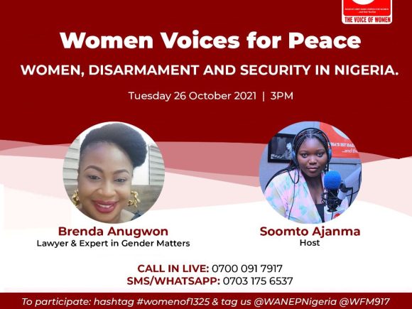 Women Voices for Peace: Women, Disarmament and Security in Nigeria