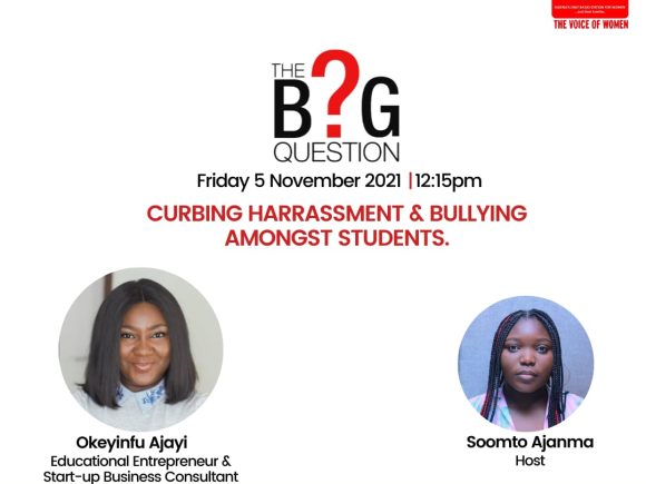 The Big Question: Curbing Harassment and Bullying Amongst Students