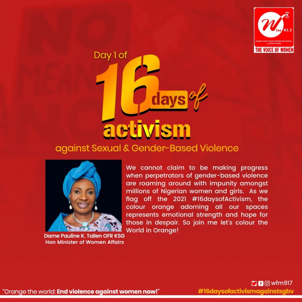 Day 1 of the 16 Days of Activism