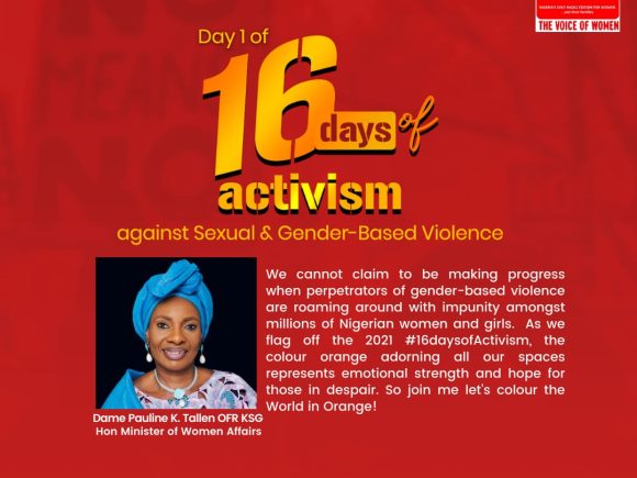 Day 1 of the 16 Days of Activism