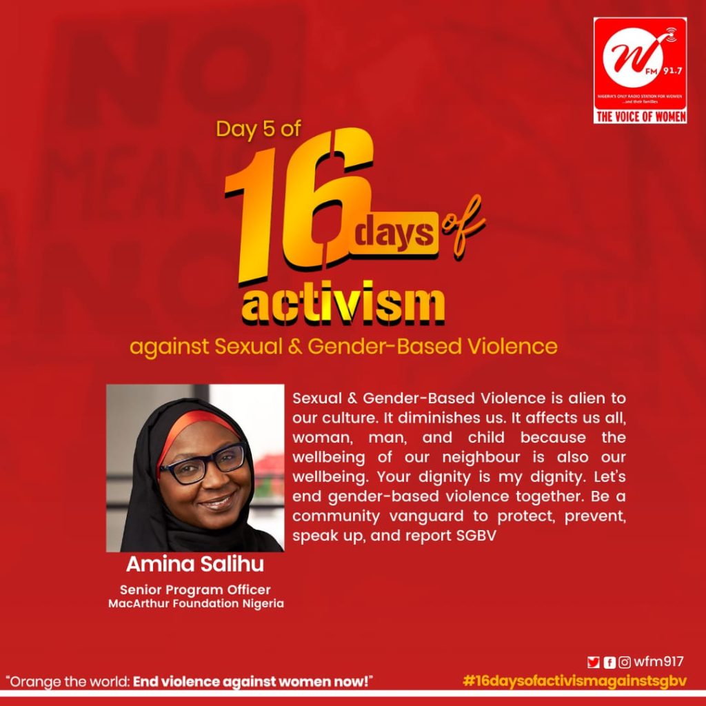 Day 5 of the 16 Days of Activism