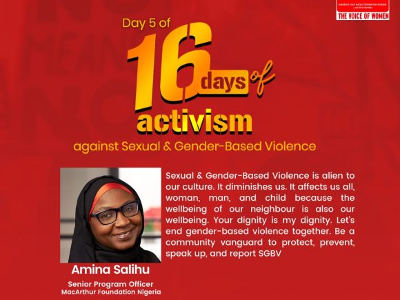 Day 5 of the 16 Days of Activism