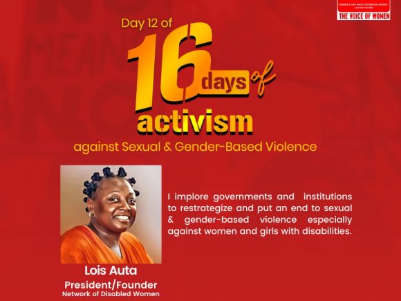 Day 12 of 16 Days of Activism – Against Sexual and Gender-Based Violence