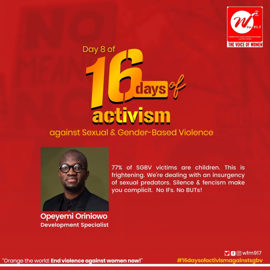 Day 8 of 16 Days of Activism – Against Sexual and Gender-Based Violence