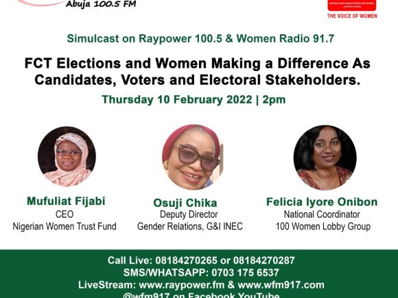 FCT Elections and Women Making a Difference As Candidates, Voters and Electoral Stakeholders