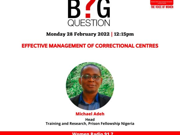 Effective management of correctional centres