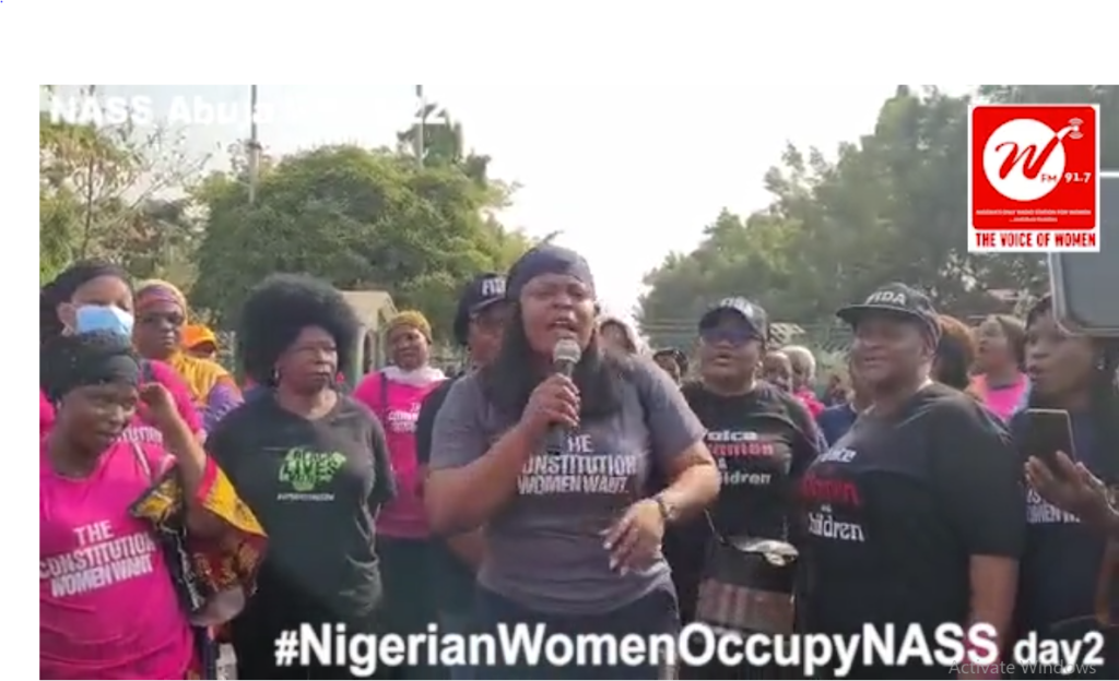 Nigerian Women At The National Assembly Day 2 – Thursday 3 March 2022