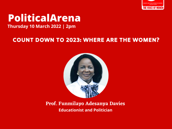 Count Down to 2023: Where are the Women?