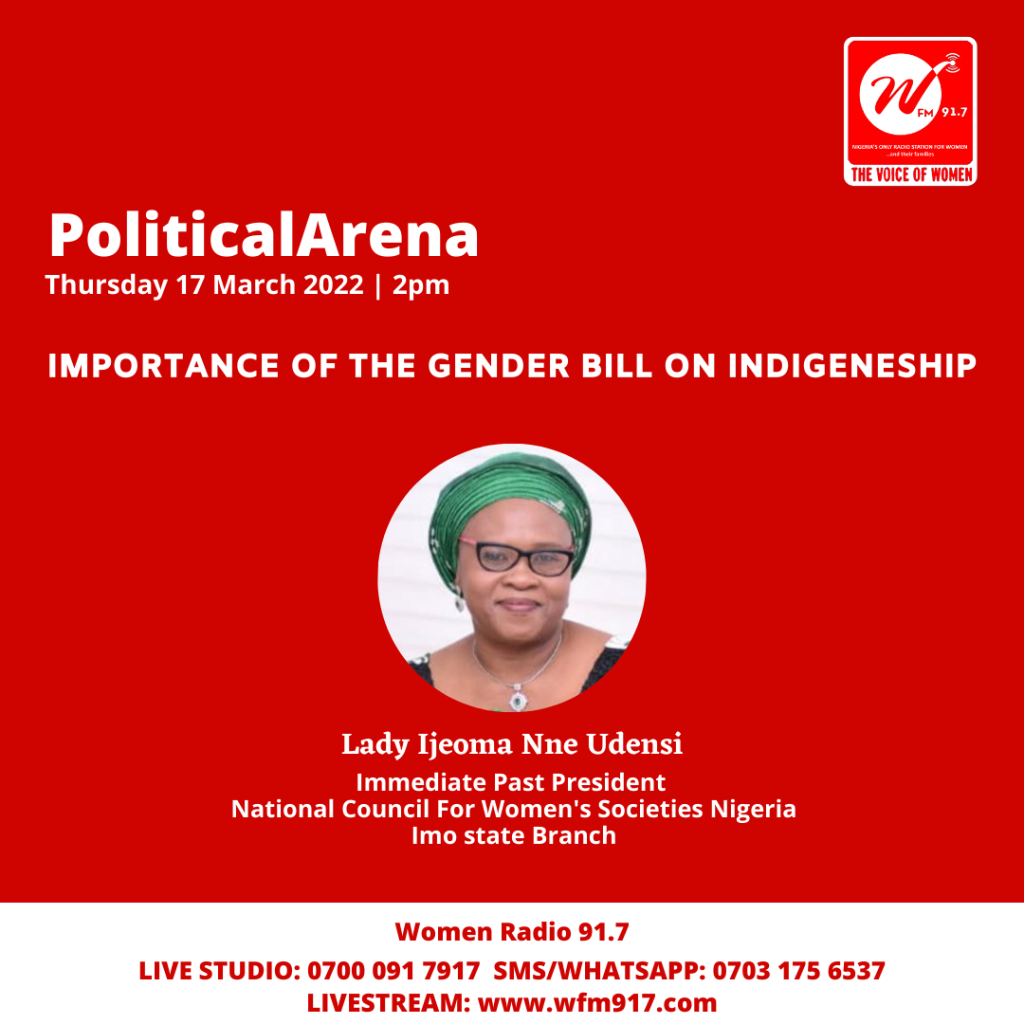 Importance of the Gender Bill on Indigeneship