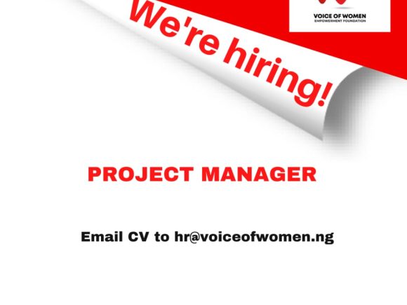 We Are Hiring – Project Manager