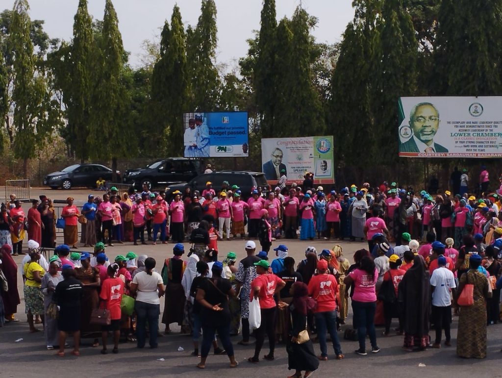 Nigerian Women continue to occupy the National Assembly