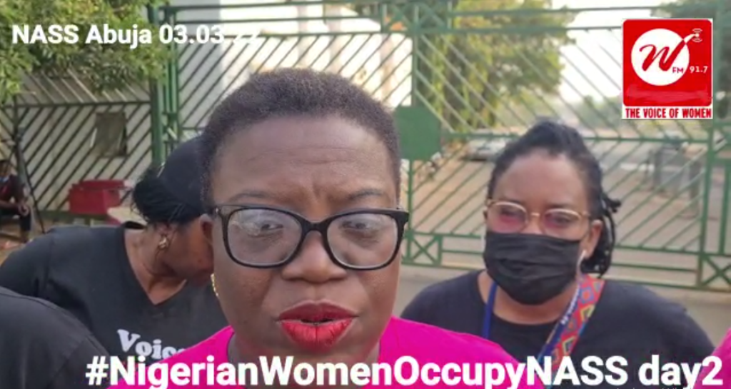 Nigerian Women At The National Assembly Day 2 . Thursday 3 March 2022