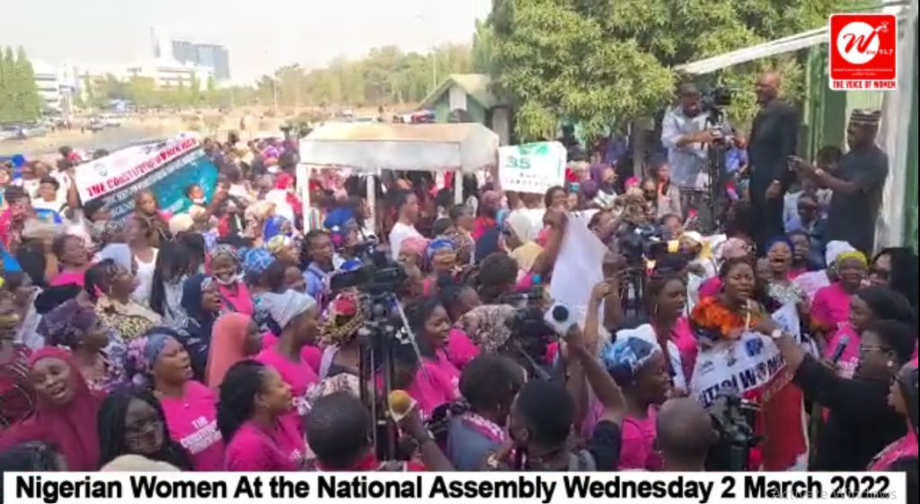 Nigerian Women At The National Assembly Wednesday 2 March 2022