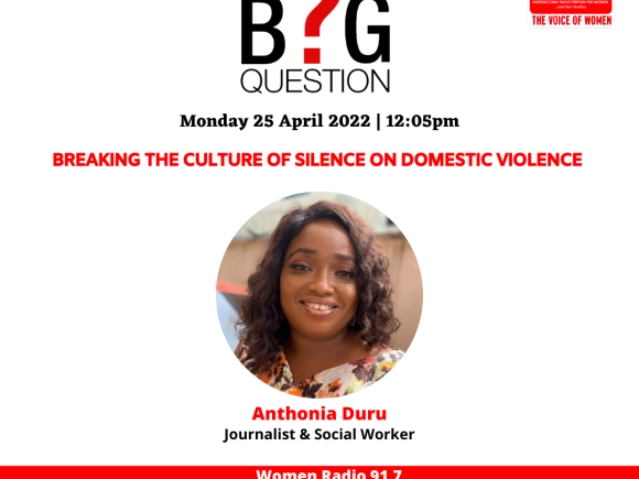 Breaking the culture of silence on Domestic Violence