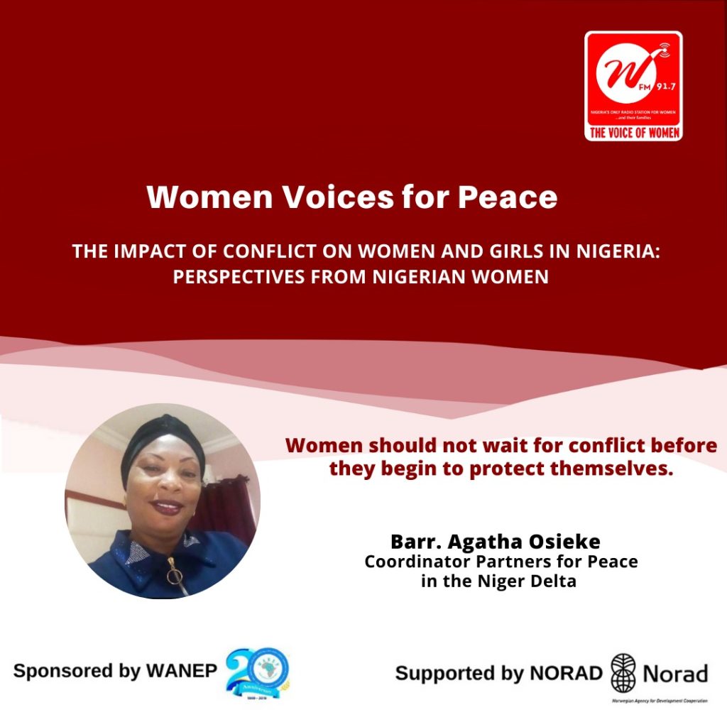 The Impact of Conflict on Women and Girls in Nigeria: Perspectives From Women Nigerian Women with Barr. Agatha Osieke