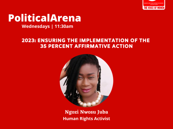 2023: Ensuring the Implementation of the  35 percent Affirmative Action