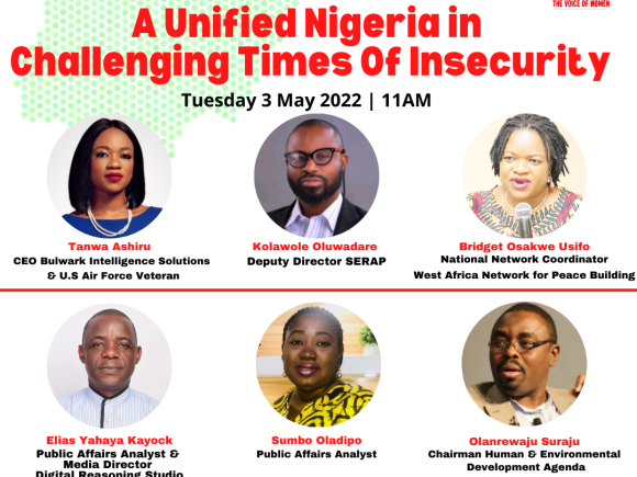 A Unified Nigeria in  Challenging Times Of Insecurity