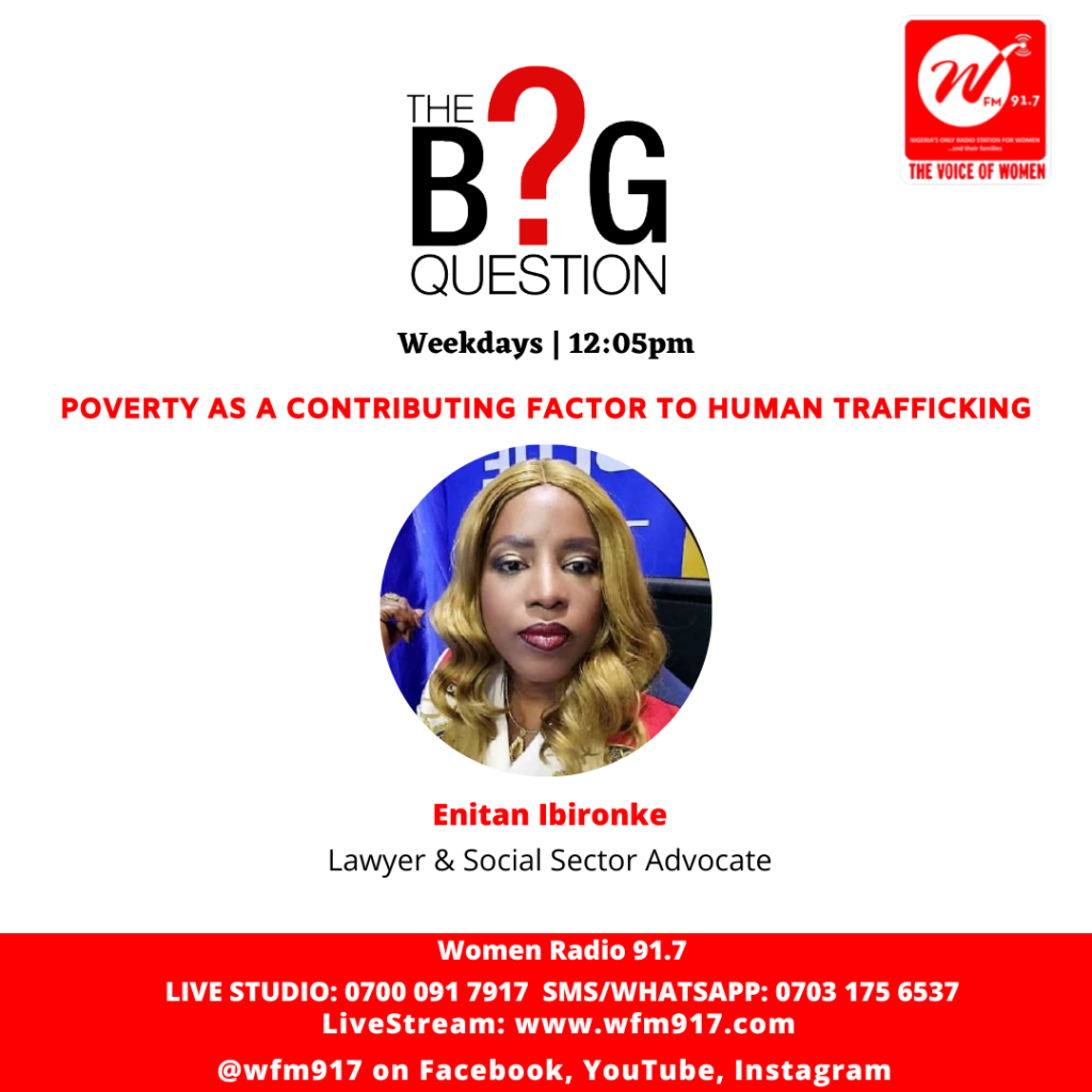 Poverty as a contributing factor to human trafficking