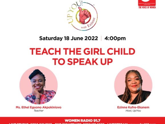 Teach the girl child to speak up