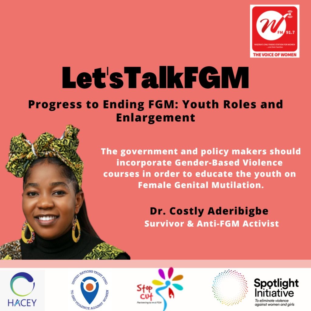 PROGRESS TO ENDING FGM: YOUTH ROLES AND  ENGAGEMENT