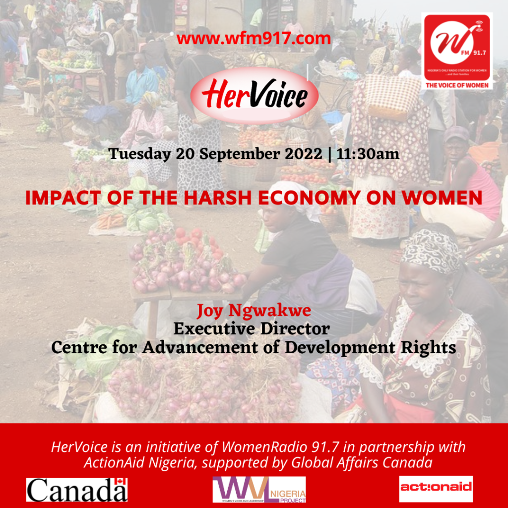 IMPACT OF THE HARSH ECONOMY ON WOMEN