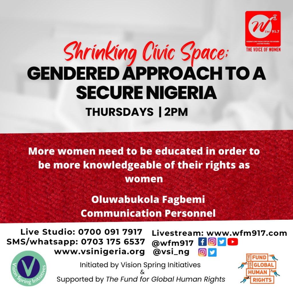 GenDered approach to a secure Nigeria