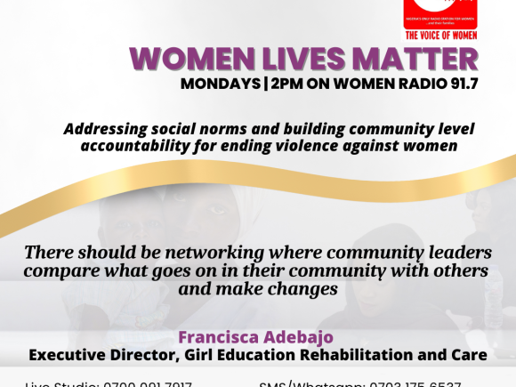 Addressing social norms and building community level accountability for ending violence against women