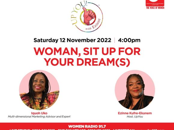 Woman, sit up for your dream(s)