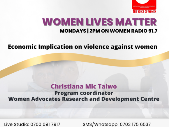 Women Lives Matter – Economic Implication on violence against women