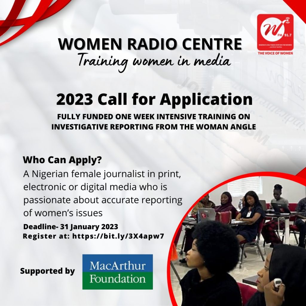 2023 Call For Application for One Week Fully Funded Trainin