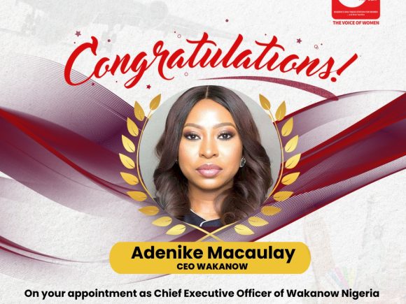 Women Radio celebrates with Adenike Macaulay on her appointment as Chief Executive Officer Of Wakanow Nigeria