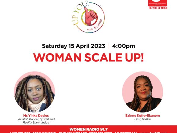 Woman scale up